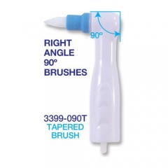  Premium Plus Disposable Prophy Angle Brushes Latex-Free (100 pcs) - Tapered, 90°